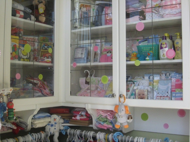 Baby Boutique Shelves at the clinic