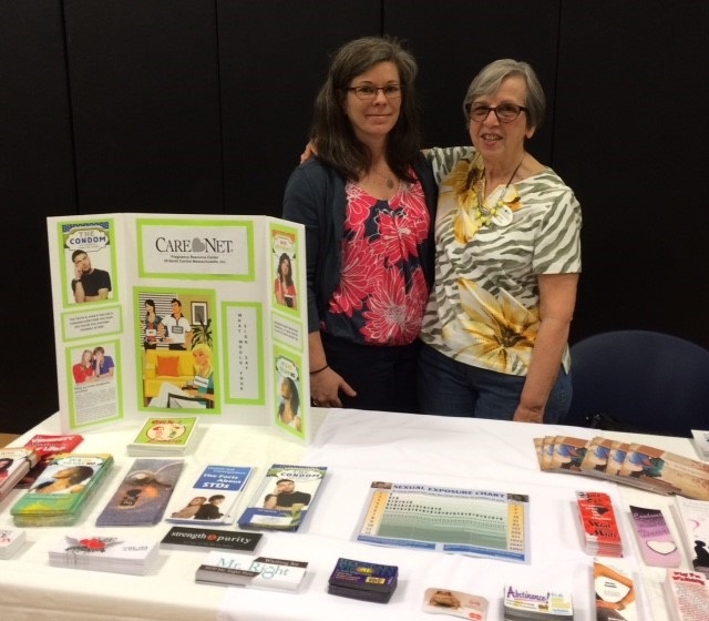 Laurie Applin, Client Advocate and Gail Gardner, Executive Director of CareNet PRC Fitchburg